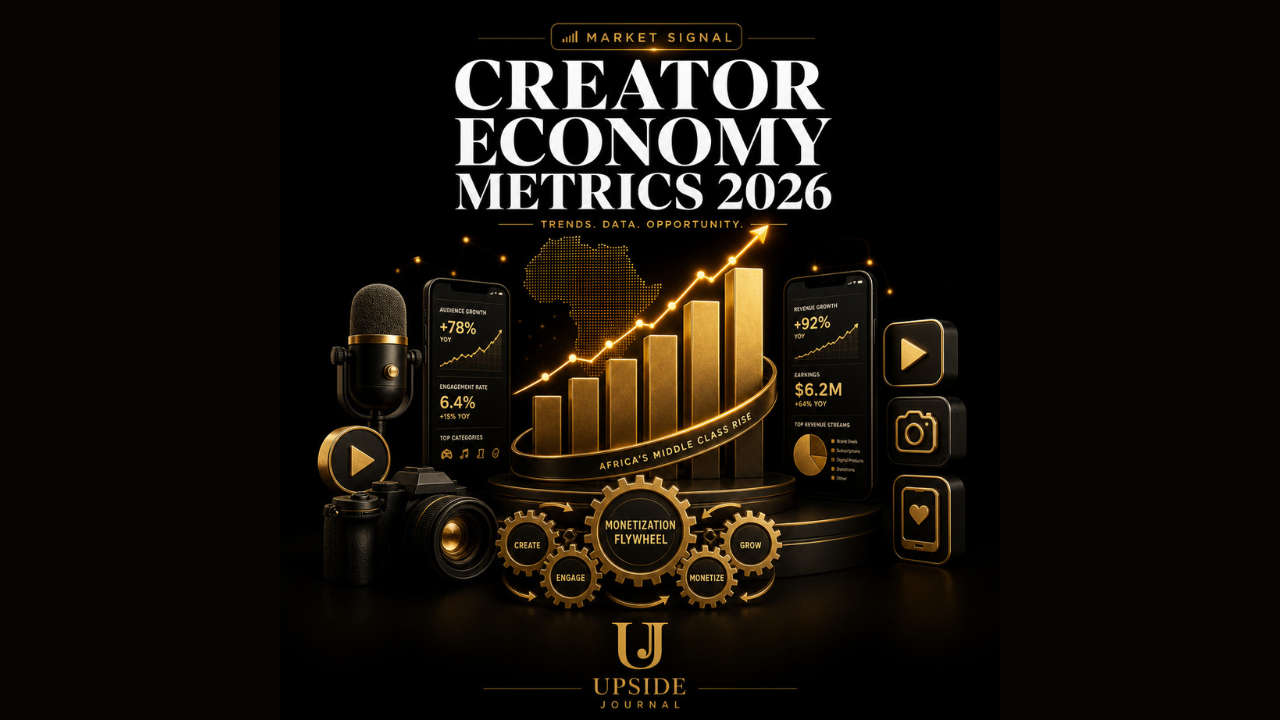 Creator Economy Metrics 2026: Signals Pointing to the Emerging African Middle Class and Monetization Flywheels — Upside Journal