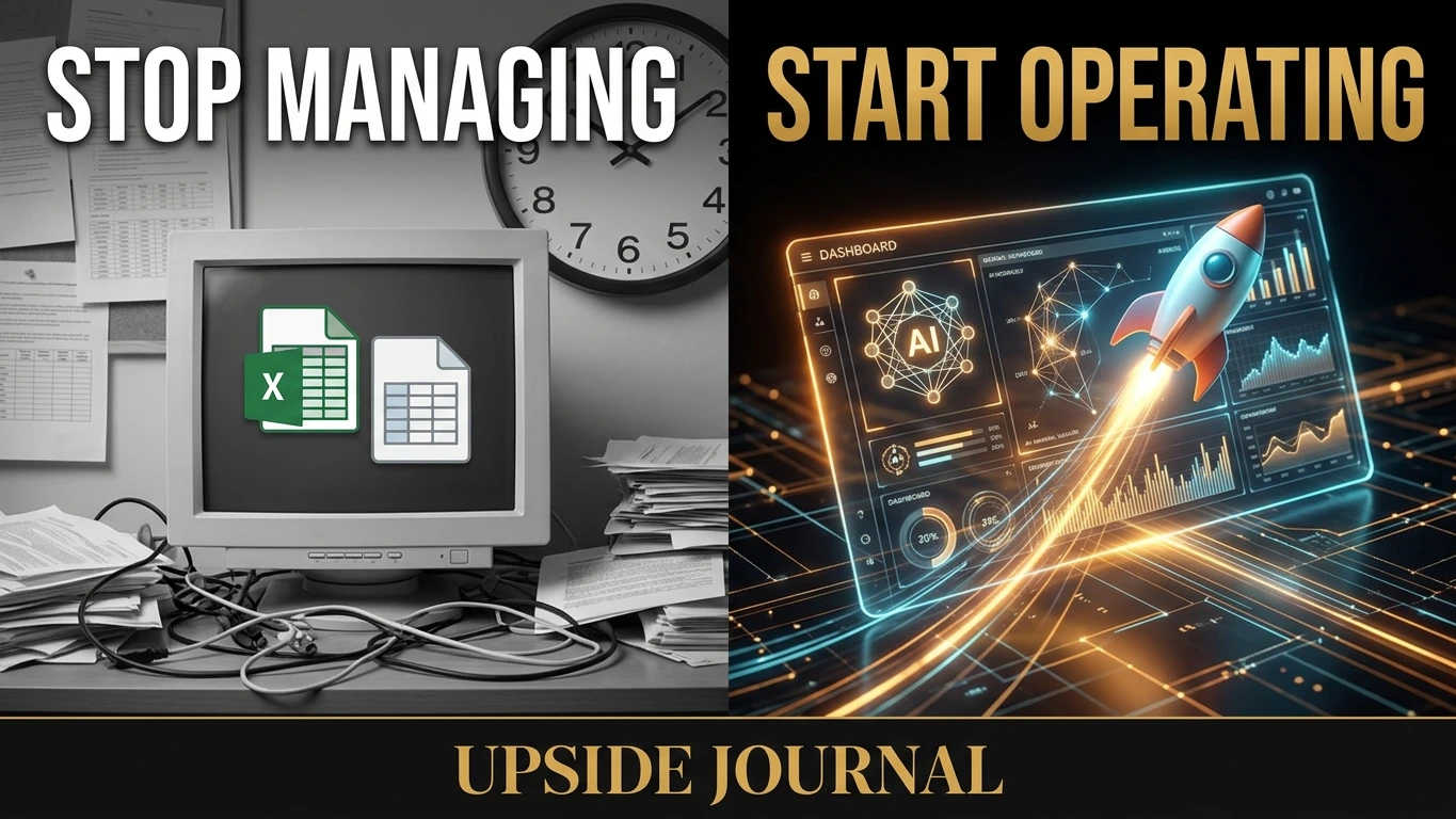 Most managers coordinate. Operators build systems that run without them.