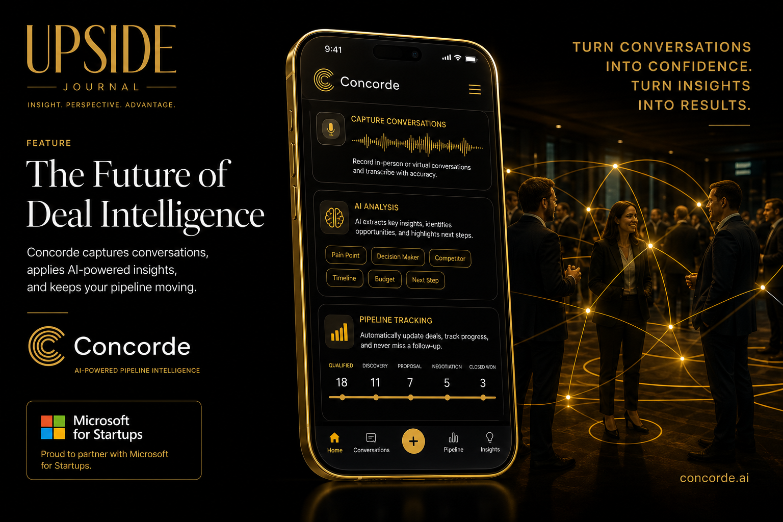 Event-native AI platform architecture — from badge scan to pipeline intelligence