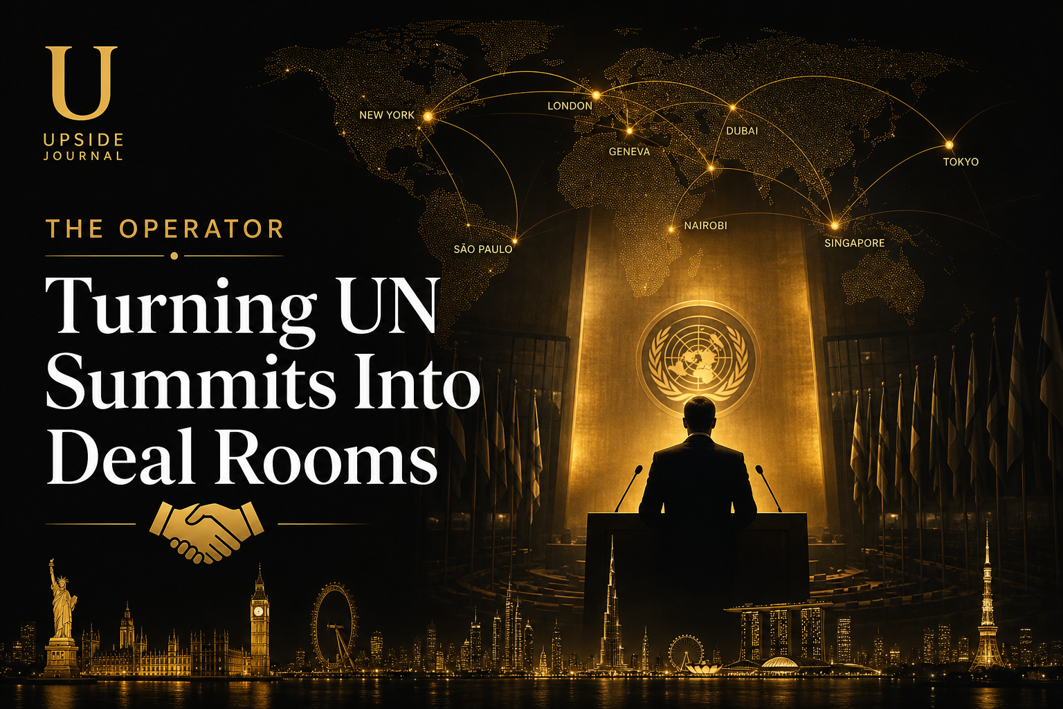 Chaste Inegbedion — turning UN summits into deal rooms — Upside Journal The Operator